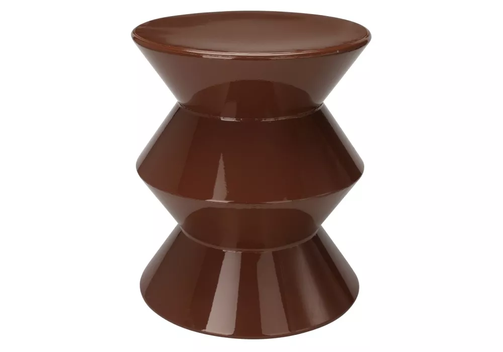 Mesa auxiliar metálica marrón POPI Mesa auxiliar metálica marrón POPI