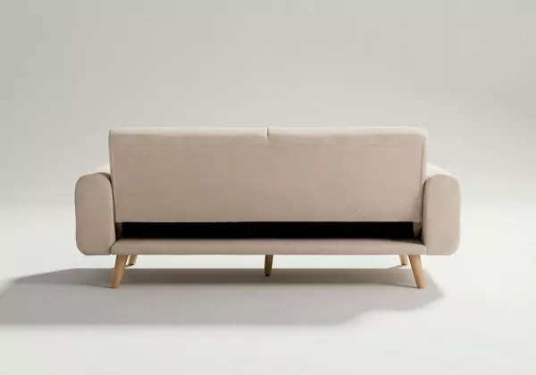 Sofá cama click-clack patas madera NEXON