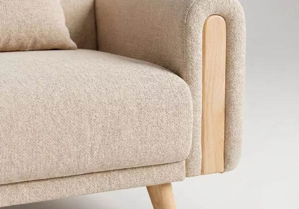 Sofá cama click-clack patas madera NEXON