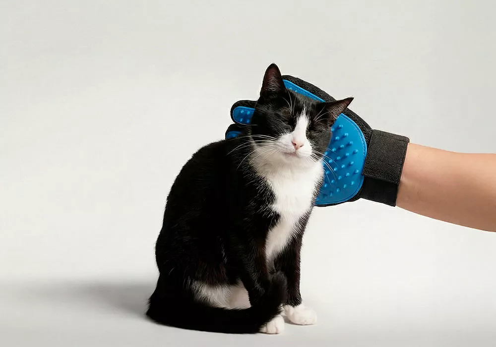 Manopla quitapelos de mascota CLICK-mixta