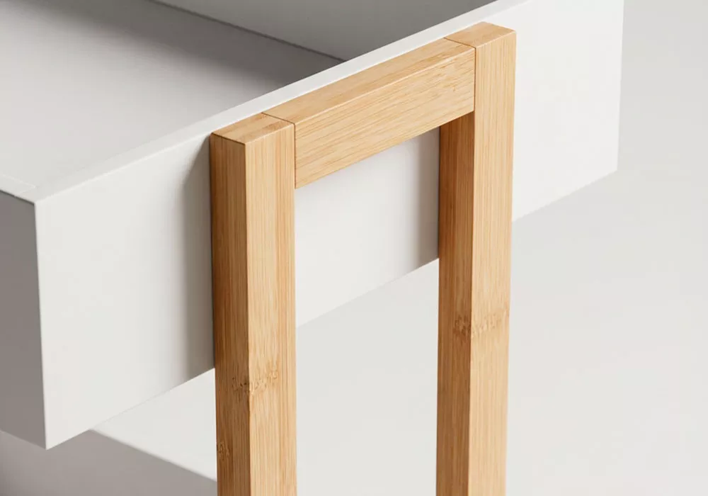 Carrinho de arrumação em bambu BEAT