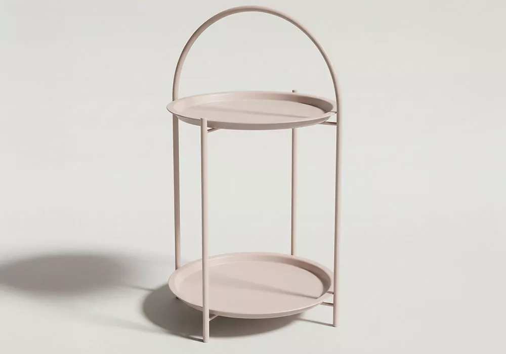 Mesa auxiliar metálica BRISA