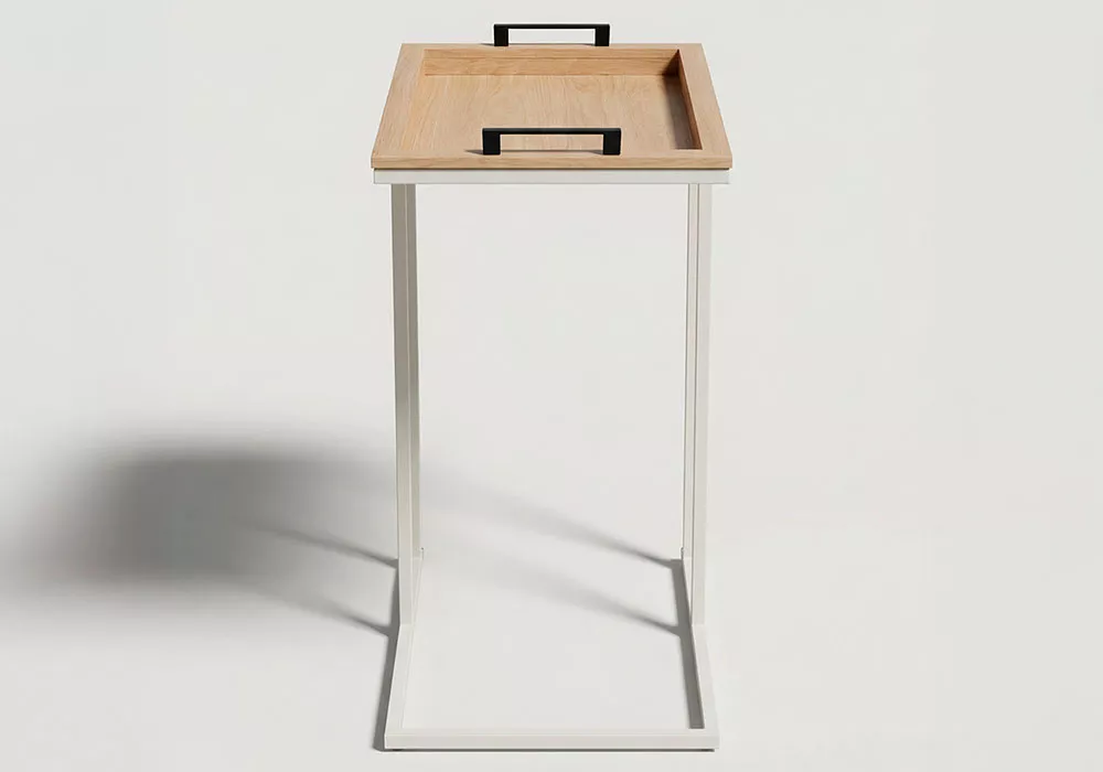 Mesa auxiliar sofá con bandeja PULSO