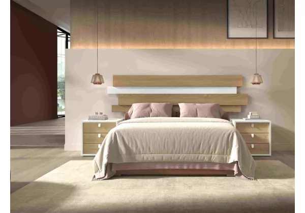 Dormitorio matrimonio con 2 mesillas ASTRA