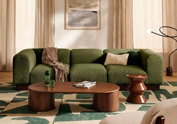 Mesa auxiliar metálica marrón POPI Mesa auxiliar metálica marrón POPI