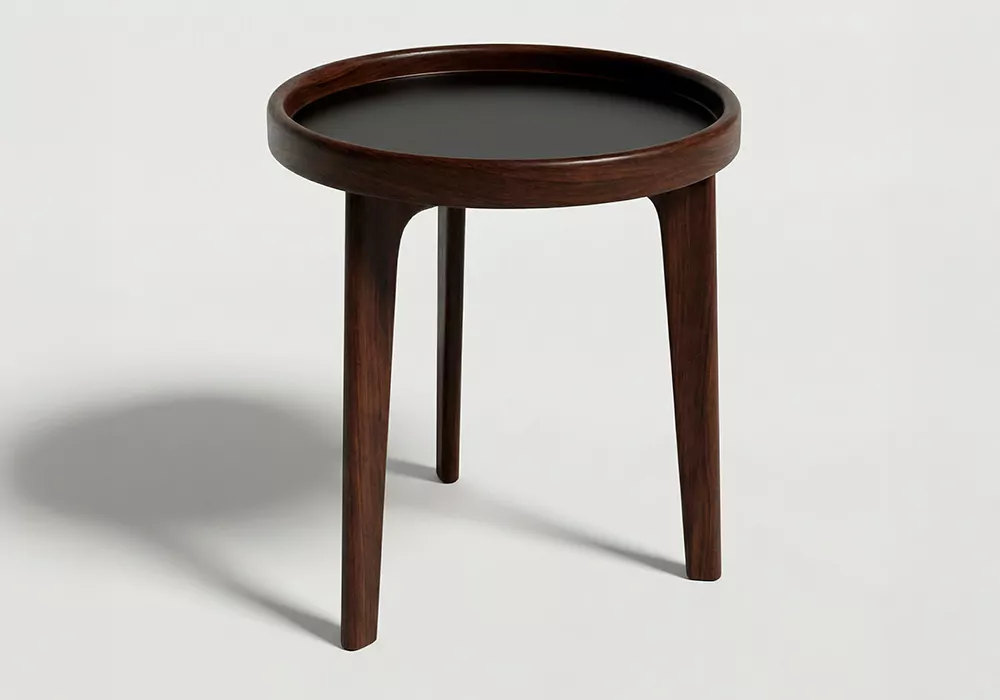 Mesa auxiliar de madera ÉBANO lateral