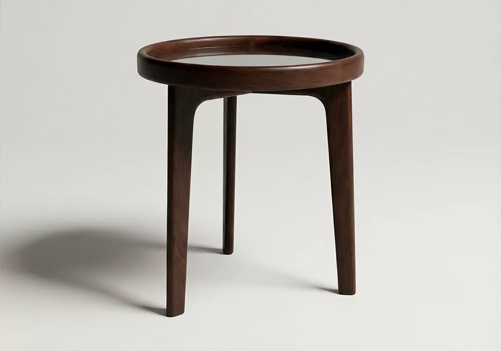 Mesa auxiliar de madera ÉBANO