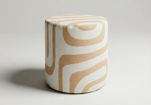 Puff redondo bicolor ARENA