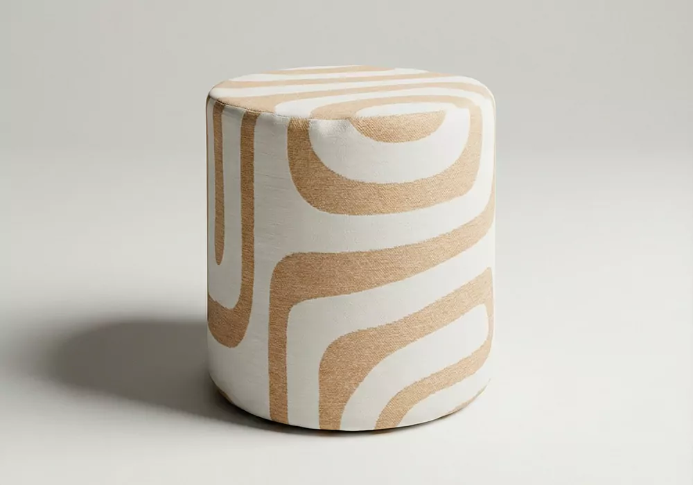 Puff redondo bicolor ARENA