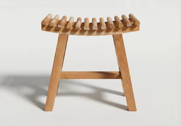 Taburete de teca NAMI