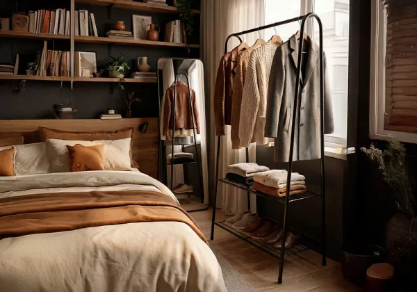 Perchero de pie metálico AIRE