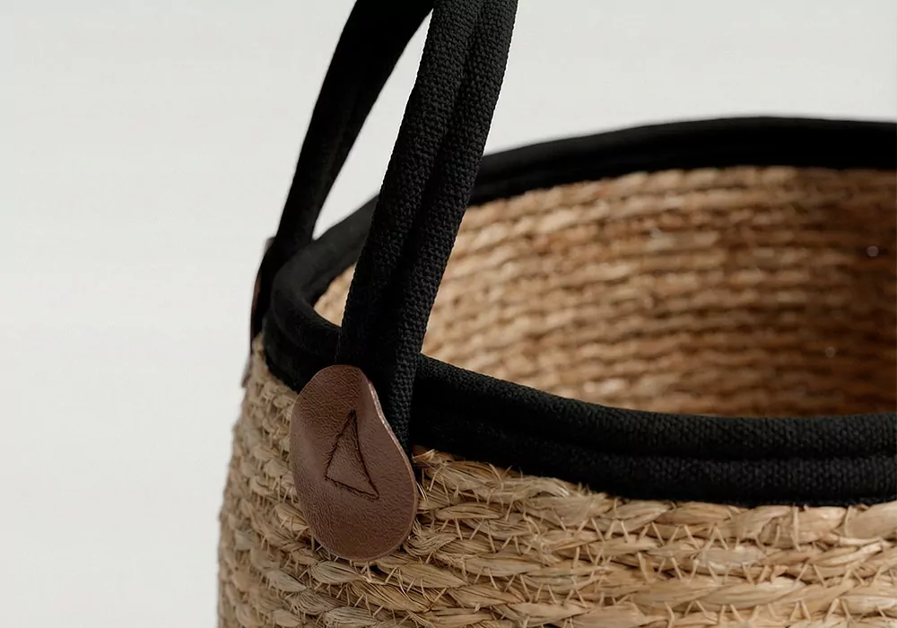 Cesta algodón con asas NÓMADA