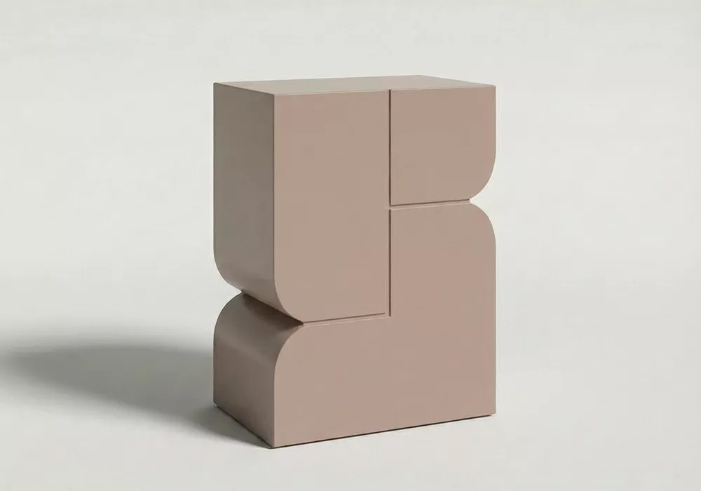 Mesa auxiliar de diseño KYOTO lateral Mesa auxiliar de diseño KYOTO lateral