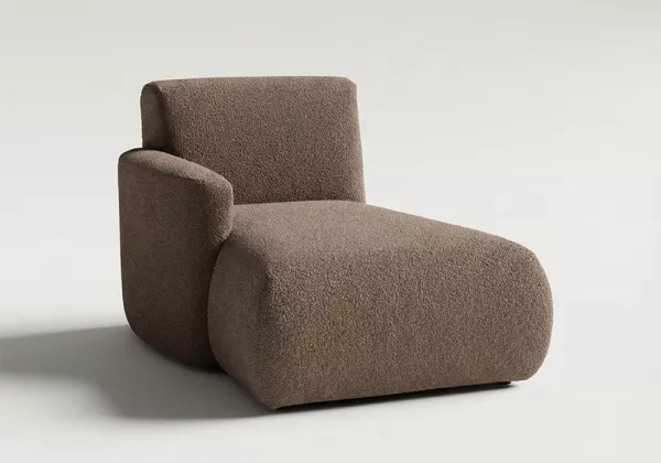 Módulo ChaiseSelongue com Braço para Sofá Modular Tina Módulo ChaiseSelongue com Braço para Sofá Modular Tina