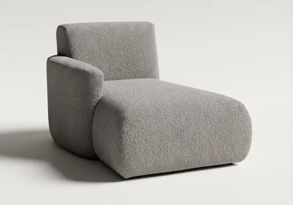 Módulo chaiselongue con brazo para sofá modular TINA