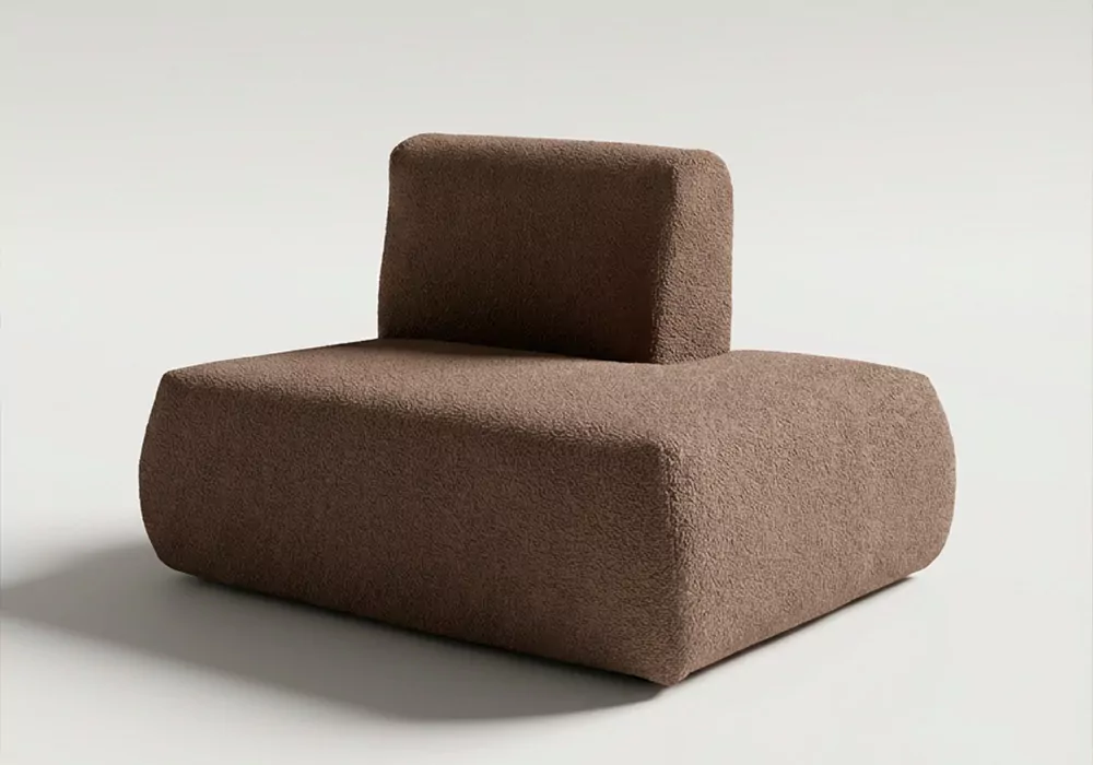 Módulo terminal para sofá modular TINA