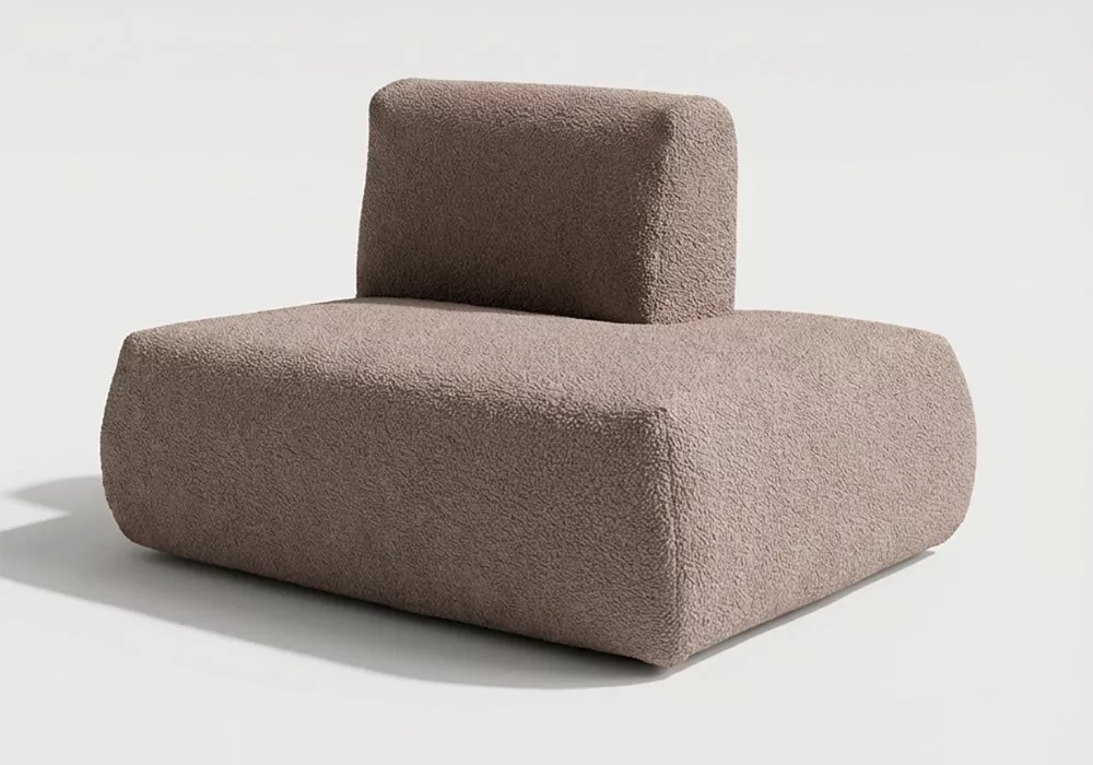 Módulo Terminal para Sofá Modular Tina