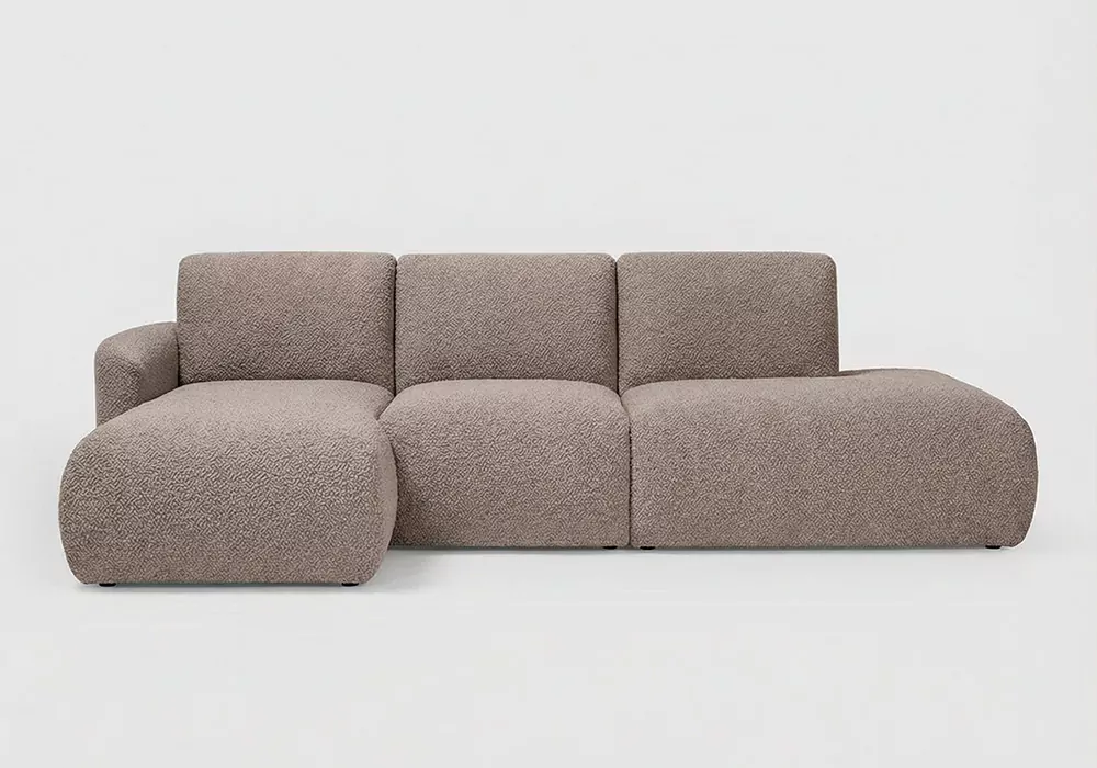 Sofá modular terminal com módulo e chaiselongue TINA