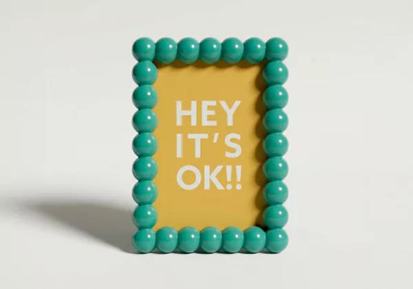 Marco para fotos colores varios SAY rectangular verde frente