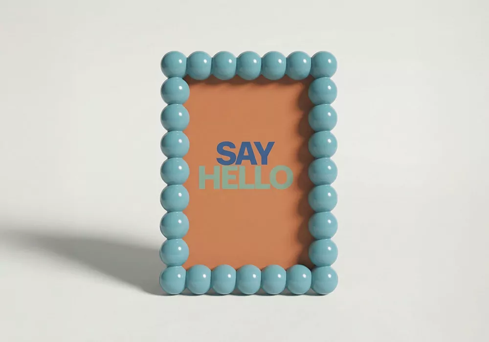 Marco para fotos colores varios SAY azul recgtangular