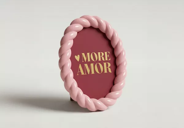 Marco para fotos colores varios SAY rosa de lado