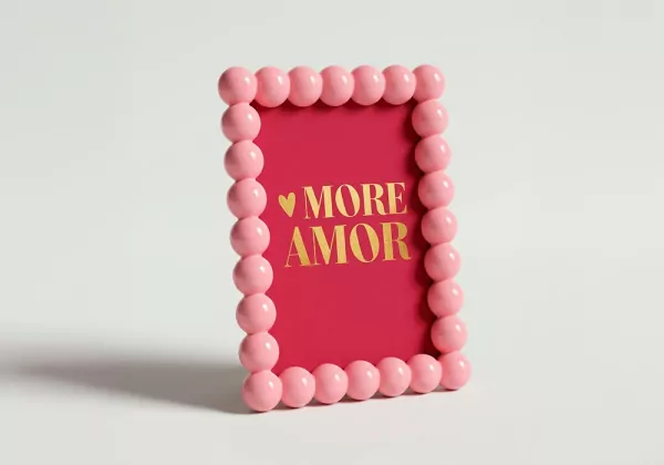 Marco para fotos colores varios SAY rosa rectangular lado