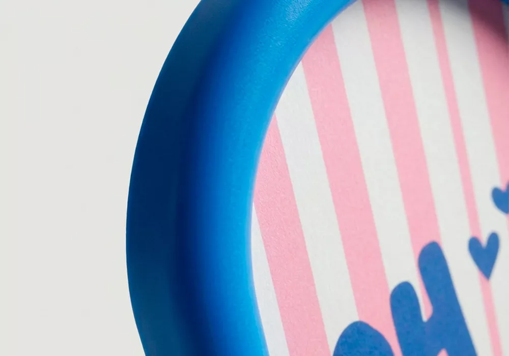 Marco con forma de arco MARINA Azul Detalle