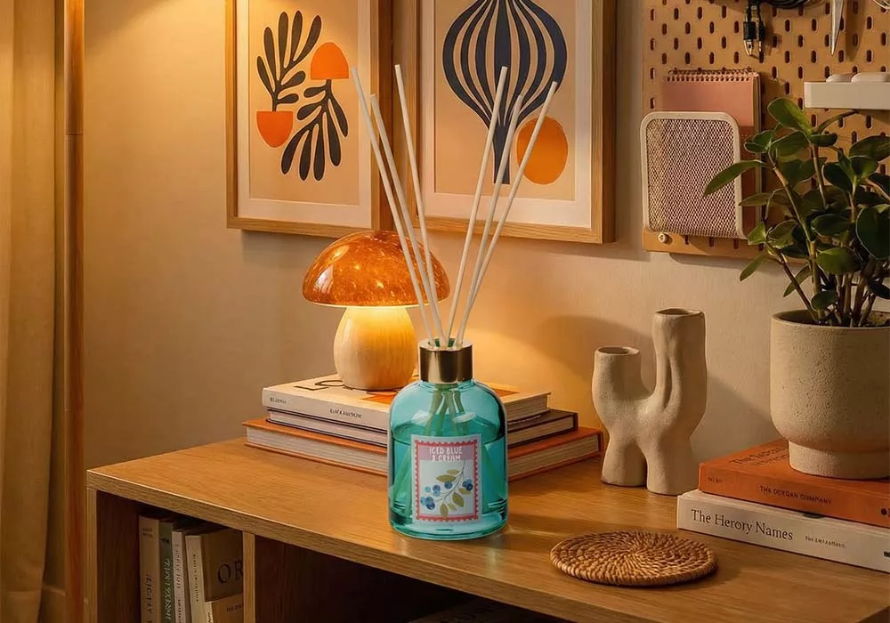 Difusor cristal de fragancias PEARL Azul Ambiente