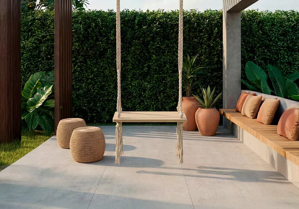 Columpio de madera de pino BAMBOO
