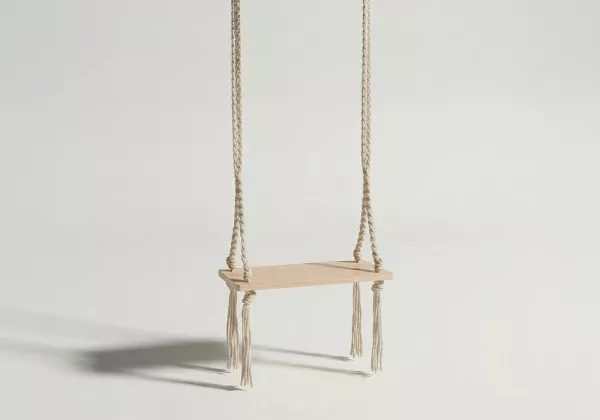 Columpio de madera de pino BAMBOO