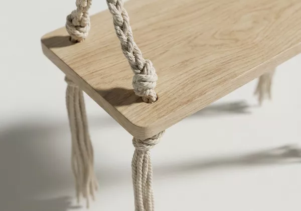 Columpio de madera de pino BAMBOO