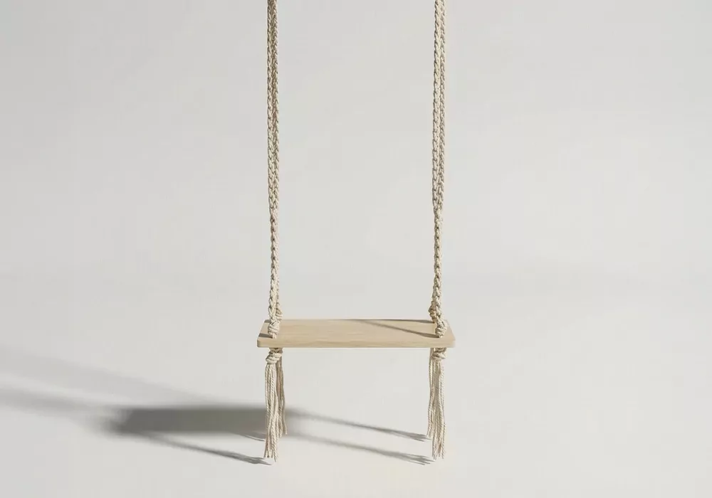 Columpio de madera de pino BAMBOO