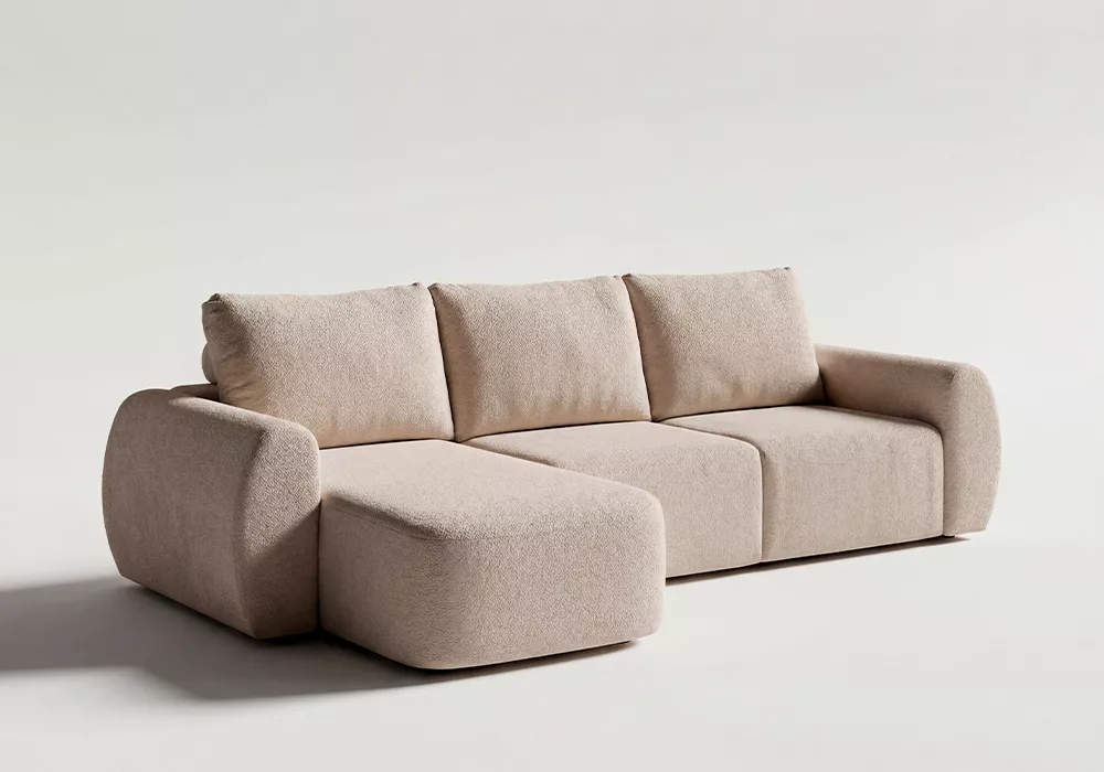 Chaiselongue 3 plazas BALU lado beige