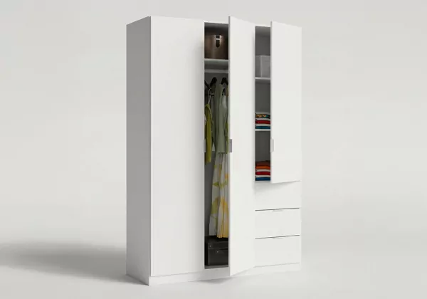 Armário 3 portas e 3 caixotes COVA