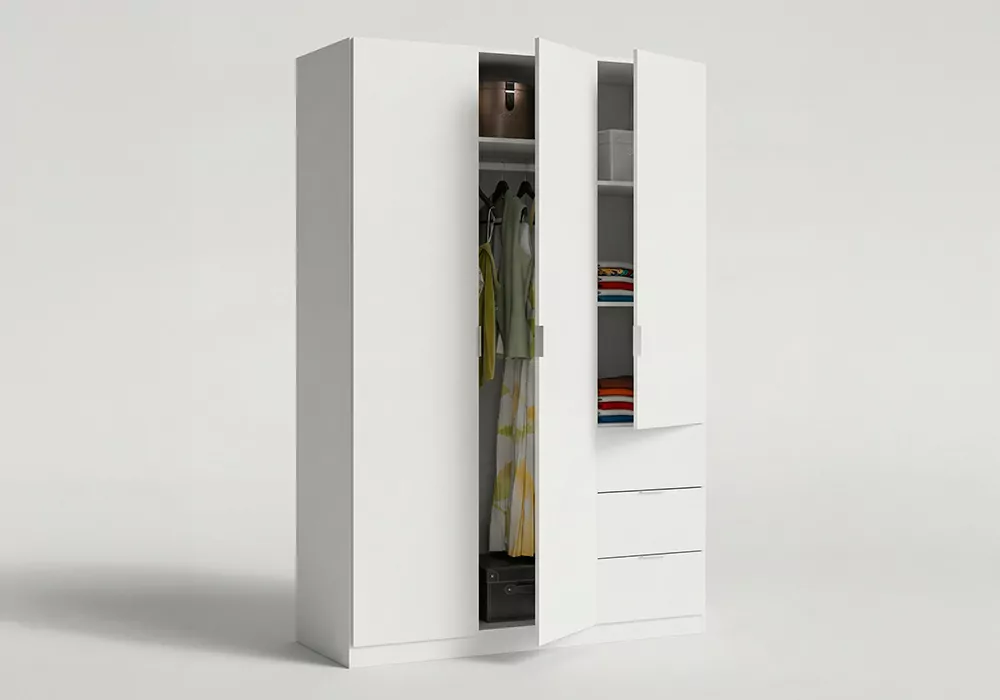 Armário 3 portas e 3 caixotes COVA