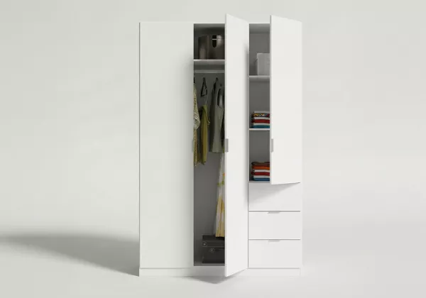 Armário 3 portas e 3 caixotes COVA