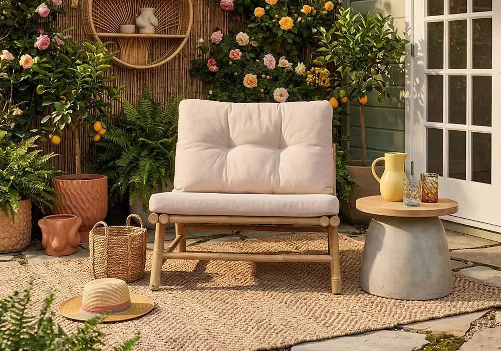 Silla de madera de bambú BAHIA ambiente Silla de madera de bambú BAHIA ambiente