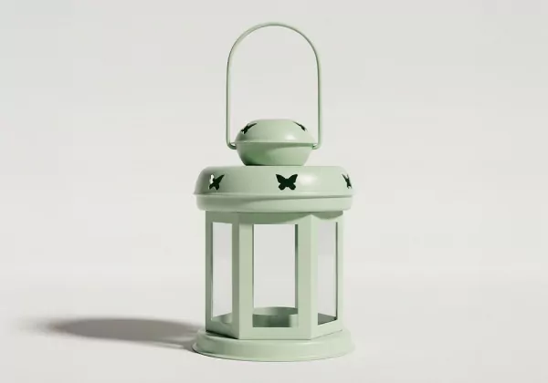 Farol decorativo LINEN-verde principal