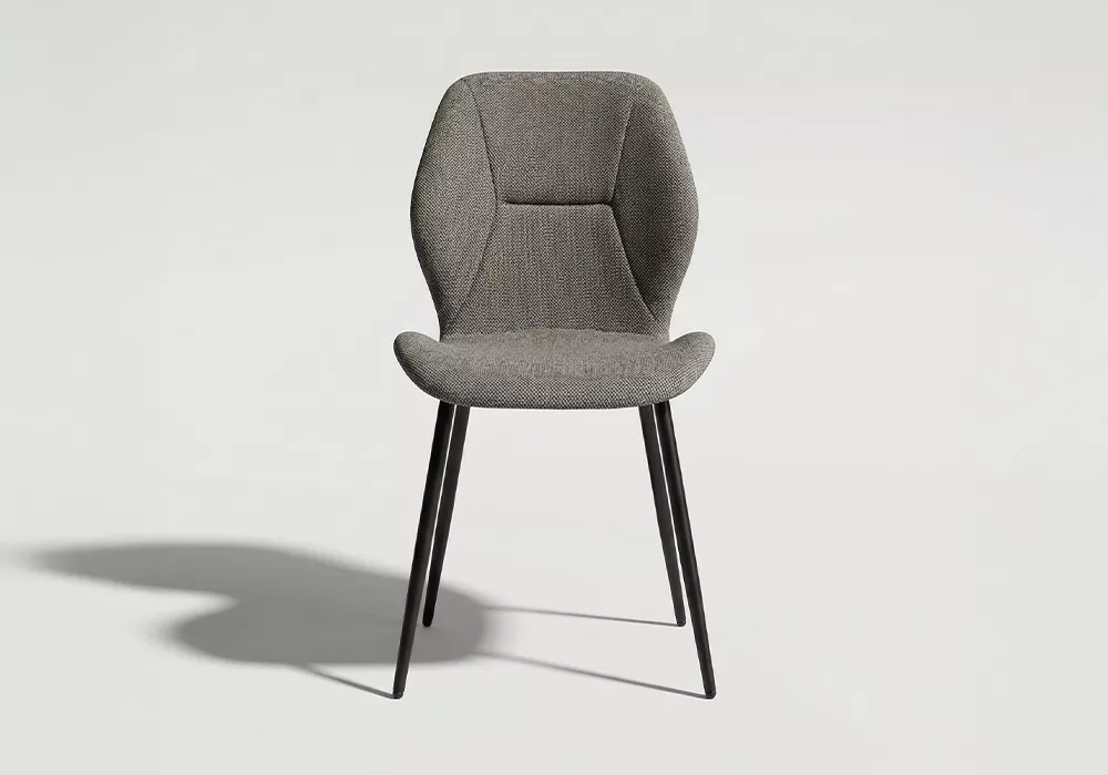 Silla comedor tapizada KEIRA-gris principal