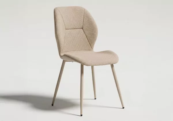 Silla comedor tapizada KEIRA-beige 3.4