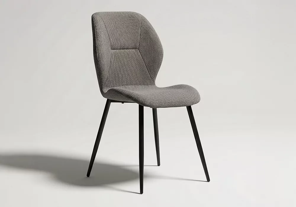Silla comedor tapizada KEIRA-gris 3.4