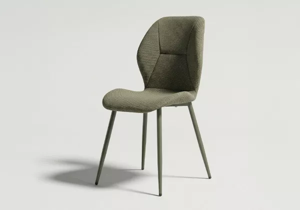 Silla comedor tapizada KEIRA-verde 3.4
