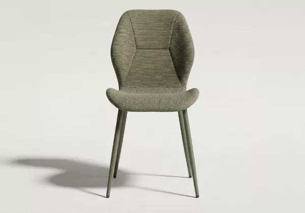 Silla comedor tapizada KEIRA-verde principal