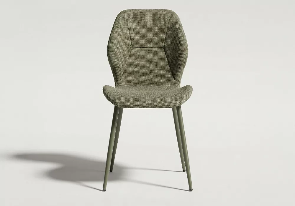 Silla comedor tapizada KEIRA-verde principal