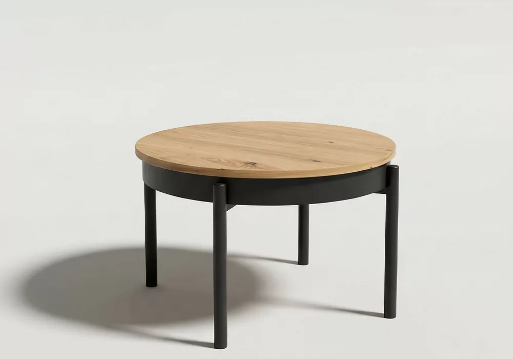 Mesa centro redonda elevable ORBIT lado 2 Mesa centro redonda elevable ORBIT lado 2