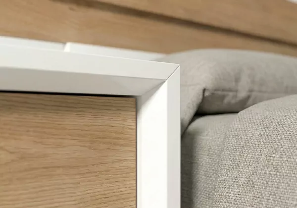 Dormitorio matrimonio con 2 mesillas ASTRA detalle Dormitorio matrimonio con 2 mesillas ASTRA detalle