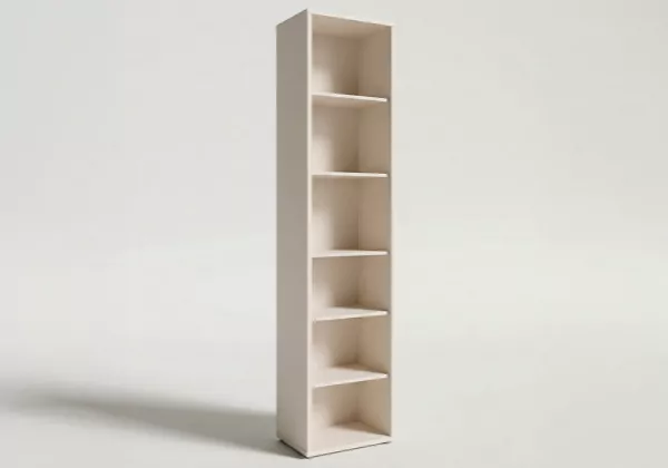 Estantería con trasera y baldas KUBO 50cm lateral