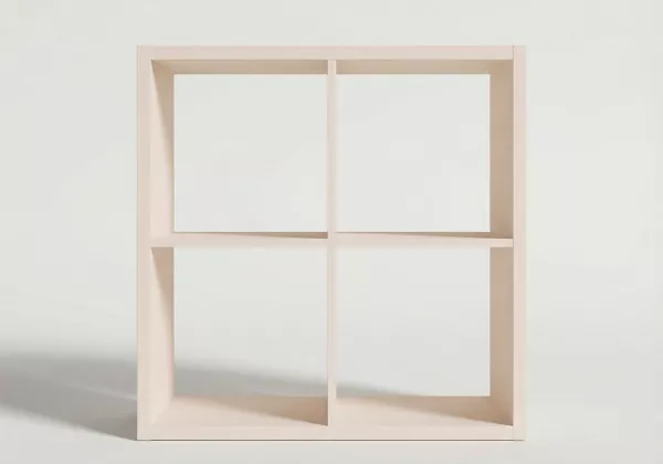 Estantería 4 huecos KUBO-principal sand Estantería 4 huecos KUBO-principal sand