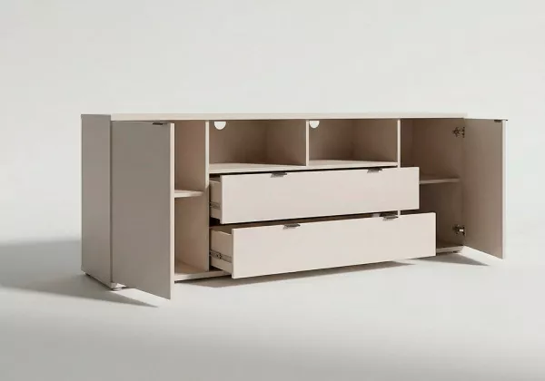 Mueble TV moderno KUBO-abierto sand Mueble TV moderno KUBO-abierto sand