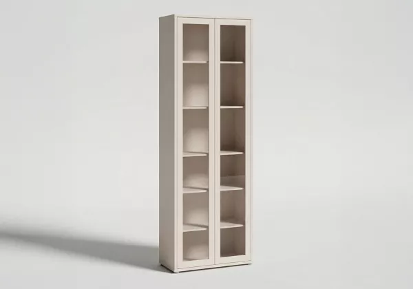 Vitrina com 2 portas de vidro KUBO